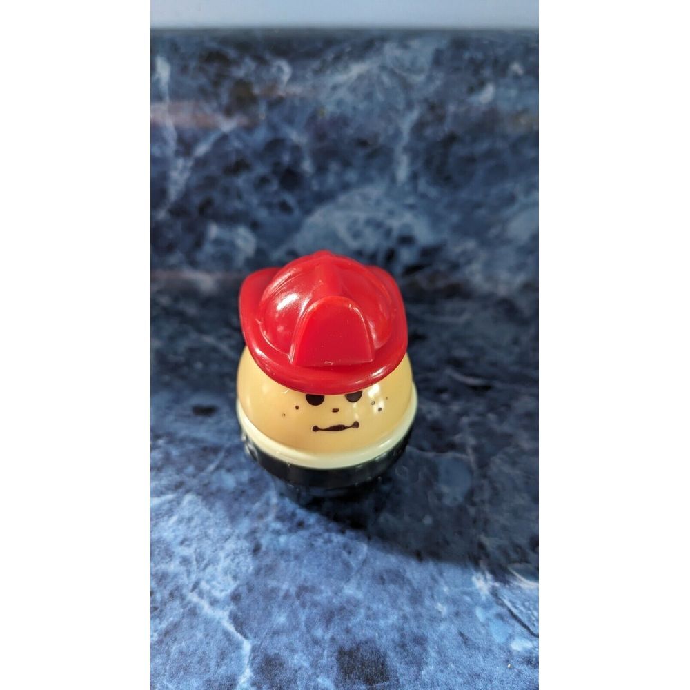 Vintage Little Tikes Chunky People Fireman Fire Fighter‎ Red Hat